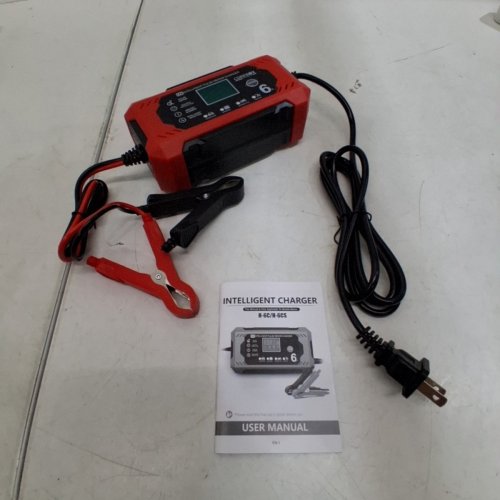 COREBOX 12V CAR BATTERY CHARGER & MAINTAINER - RED/BLACK (MODEL: H-6CS) image 6