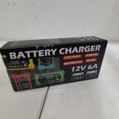 COREBOX 12V CAR BATTERY CHARGER & MAINTAINER - RED/BLACK (MODEL: H-6CS) image 7