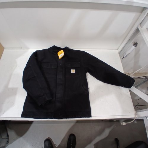 MEN'S CARHARTT LOOSE FIT FIRM DUCK INSULTATED TRADITIONAL COAT - MEDIUM - BLACK (MODEL:OC0003-M) image 2