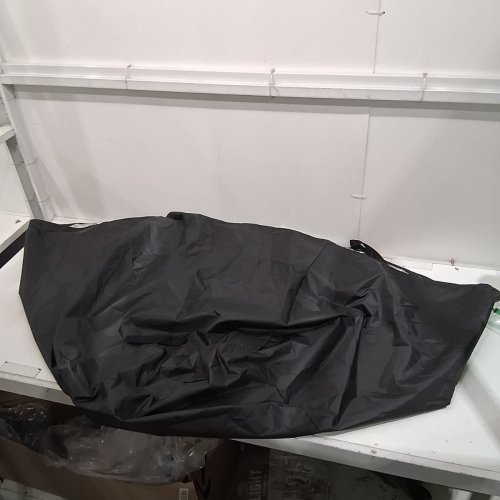 HEAVY DUTY WATERPROOF LAWN MOWER TARP COVER - 48X18.5X13.5" - BLACK image 2