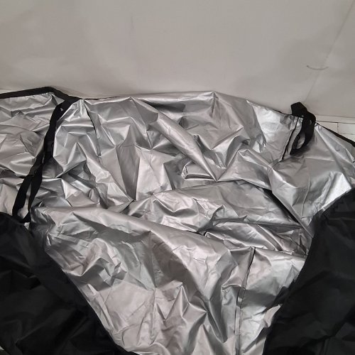 HEAVY DUTY WATERPROOF LAWN MOWER TARP COVER - 48X18.5X13.5" - BLACK image 3