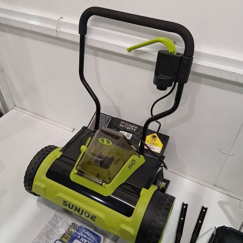 SUN JOE CORDLESS ELECTRIC PUSH LAWN MOWER/11.9-GAL BAG, 15-INCH CUTTING WIDTH, 360W MOTOR - (MODEL: 24 V-CRLM15) image 4
