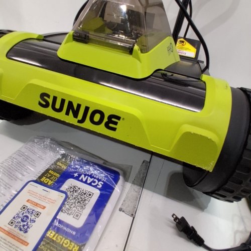SUN JOE CORDLESS ELECTRIC PUSH LAWN MOWER/11.9-GAL BAG, 15-INCH CUTTING WIDTH, 360W MOTOR - (MODEL: 24 V-CRLM15) image 7