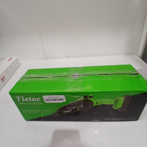 TIETOC 6" CORDLESS MINI HANDHELD CHAINSAW WITH 21V BATTERY - 880W - GREEN image 5
