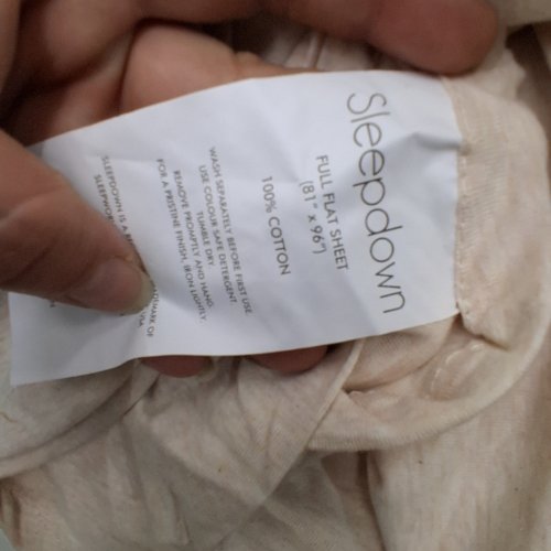 4PC SLEEPDOWN JERSEY SHEET SET - FULL - BEIGE image 2
