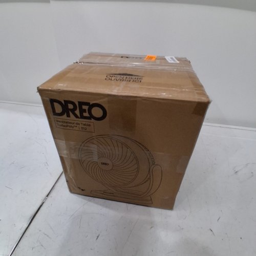 DREO PORTABLE TABLE TOP AIR CIRCULATOR FAN - 9" ROUND - 70FT TONG FLOW - 28DB LOW NOISE - 3 SPEED - 120° ADJUSTABLE TILT - WHITE (MODEL: DR-HAF002) image 4