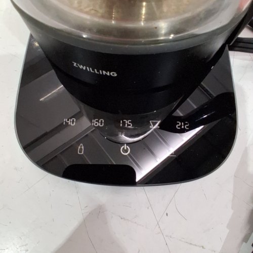 ZWILLING ENFINIGY 1.7L ELECTRIC KETTLE WITH STEEPER & DIGITAL DISPLAY - BLACK/CLEAR GLASS (MODEL: 53103-201) image 2