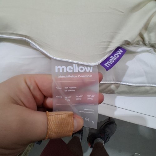 MELLOW MARSHMELLOW COMFORTER - KING/CAL KING (106" X 90") - SAND/BEIGE image 3