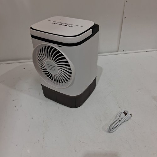 3-IN-1 MINI ELECTRIC PORTABLE AIR CONDITIONER FAN - 900ML - WHITE/BLACK (MODEL: GY-A835) image 4