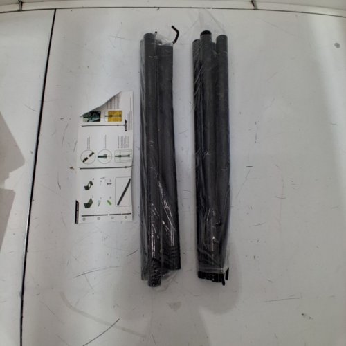 2PC STRING LIGHT POLES - 8FT -BLACK image 2