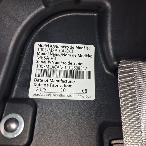 UPPABABY MESA V3 INFANT CAR SEAT WITH SMARTSECURE TECHNOLOGY - DECLAN (MODEL: 1003-MSA-CA-DCL) image 2