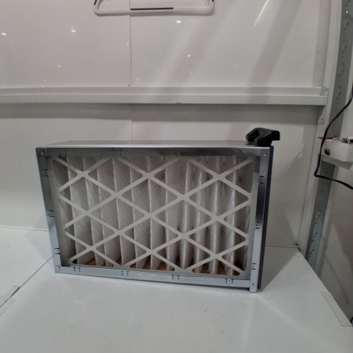 HONEYWELL DUCT MOUNT MEDIA AIR CLEANER - 16" X 25" - GREY/WHITE (MODEL: F100F1625) image 2