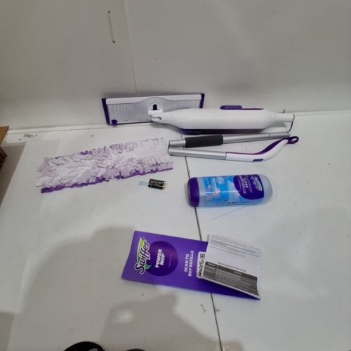SWIFFER POWERMOP SUPER MULTI-SURFACE MOP & MOP PADS - PURPLE/WHITE image 3