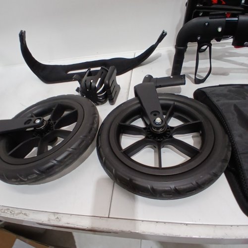 MAXWALK ALL TERRAIN ROLLATOR WITH BACKREST - 300LB CAPACITY - BLACK (MODEL: ‎MW2402) image 3