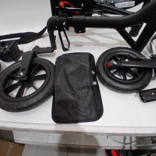 MAXWALK ALL TERRAIN ROLLATOR WITH BACKREST - 300LB CAPACITY - BLACK (MODEL: ‎MW2402) image 6