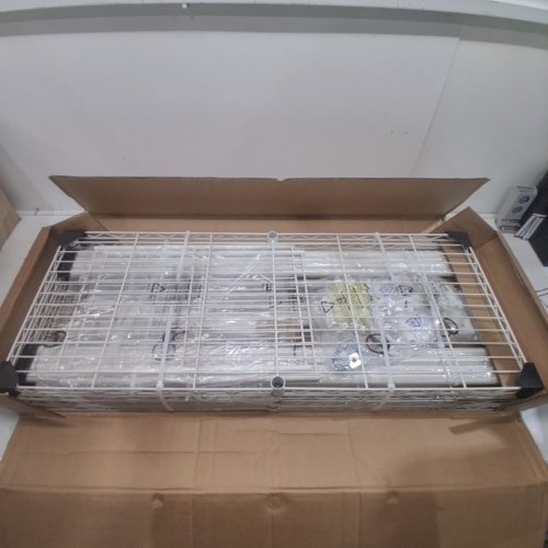 ULIFEHOME METAL GARMENT RACK - 74"HX30"LX14"W - WHITE (MODEL: UHK0231W) image 3