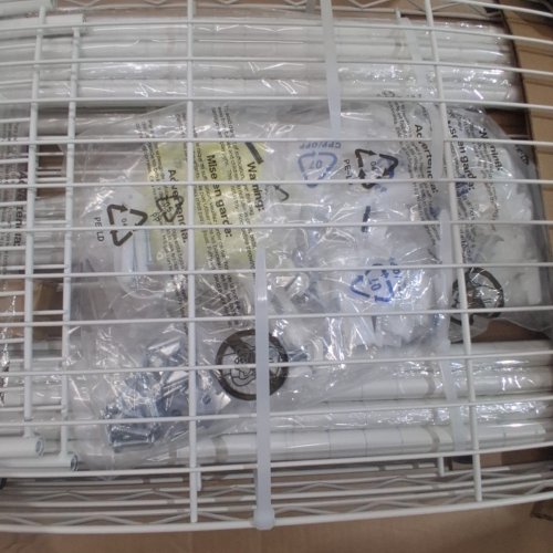 ULIFEHOME METAL GARMENT RACK - 74"HX30"LX14"W - WHITE (MODEL: UHK0231W) image 4