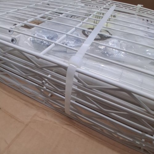 ULIFEHOME METAL GARMENT RACK - 74"HX30"LX14"W - WHITE (MODEL: UHK0231W) image 5