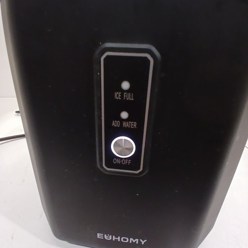 EUHOMY COUNTERTOP ICE MAKER MACHINE WITH HANDLE BASKET AND SCOOP -1.2L - MAKES 26LB/DAY - BLACK (MODEL: IM011-BBL-CAEH) image 2