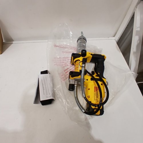 DEWALT CORDLESS VARIABLE SPEED GREASE GUN *TOOL ONLY* - 20V - 10000PSI - YELLOW (MODEL: DCGG581) image 2
