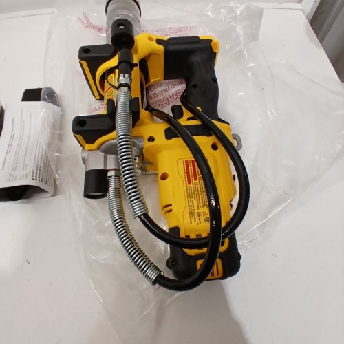 DEWALT CORDLESS VARIABLE SPEED GREASE GUN *TOOL ONLY* - 20V - 10000PSI - YELLOW (MODEL: DCGG581) image 4