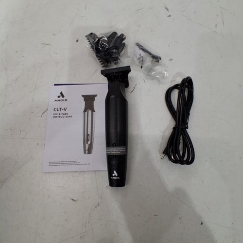 9PC ANDIS INSIGHT SLIM CORDLESS T BLADE TRIMMER - BLACK (MODEL:CLT-V) image 4