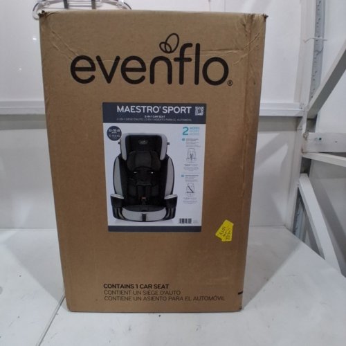 EVENFLO 2-IN-1 MAESTRO SPORT BOOSTER CAR SEAT - 22LBS TO 110LBS MAX - GRANITE (MODEL: 34912203C) image 5
