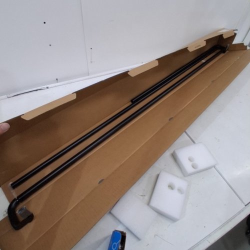 UMBRA TWILIGHT CURTAIN ROD SET - 66"-144" - BLACK image 2