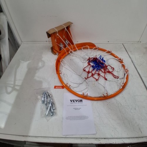 INDOOR/OUTDOOR HEAVY DUTY INTERGRATED WALL MOUNTED STANDARD BASKET BALL HOOP - 18" - ORANGE (MODEL: B016B) image 2