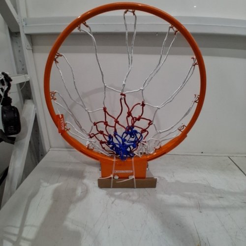 INDOOR/OUTDOOR HEAVY DUTY INTERGRATED WALL MOUNTED STANDARD BASKET BALL HOOP - 18" - ORANGE (MODEL: B016B) image 3