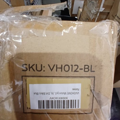 VIVOHOME MOTORCYCLE ATV WIDE DECK SCISSOR LIFT JACK CRANK HOIST STAND- 1100 LBS CAP - BLUE (MODEL-VH012) image 2