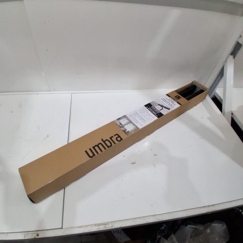 2PK UMBRA MODERN CURTAIN ROD KIT - 42" - 108" - BLACK (MODEL: 2881747) image 2