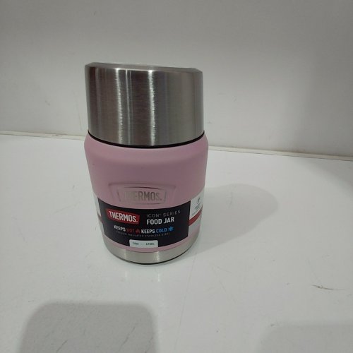 THERMOS ICON SERIES FOOD JAR WITH SPOON - 16 OZ - SUNSET PINK (MODEL: 8154) image 4
