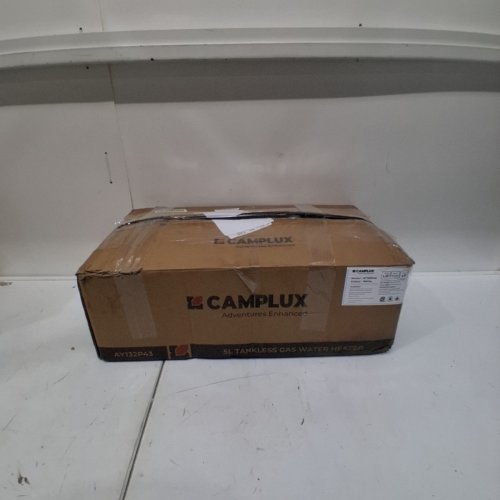 CAMPLUX OUTDOOR PORTABLE TANKLESS GAS WATER HEATER WITH WATER PUMP - 5L, 1.32 GPM - WHITE (MODEL: AY132P43) image 5