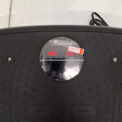 EVOSPARK REMOTE CONTROL VIBRATION PLATE EXERCISE MACHINE WITH BLUETOOTH - 450 LBS MAX - BLACK - (MODEL: CAJTF017D-A) image 2