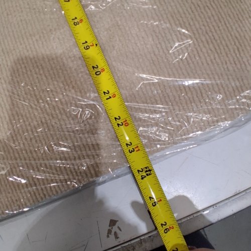 10PK PEEL AND STICK CARPET TILES - 24" X 24" - KHAKI image 3