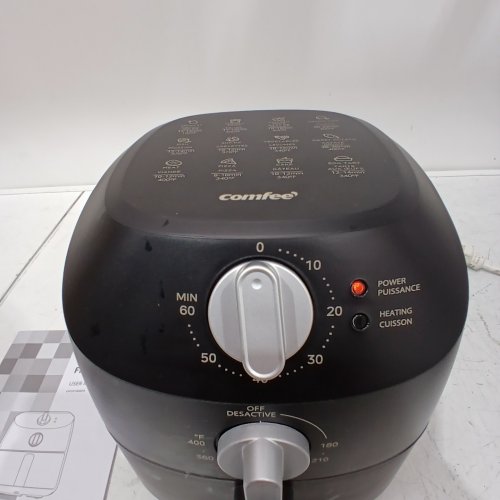 COMFEE 12 IN 1 STAINLESS STEEL FINISHED MINI AIR FRYER - 2.1QT - BLACK (MODEL: CAF201B0BPK) image 2