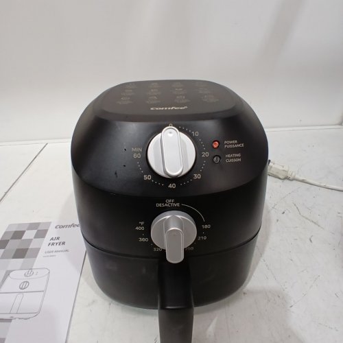 COMFEE 12 IN 1 STAINLESS STEEL FINISHED MINI AIR FRYER - 2.1QT - BLACK (MODEL: CAF201B0BPK) image 5