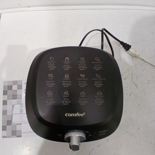 COMFEE 12 IN 1 STAINLESS STEEL FINISHED MINI AIR FRYER - 2.1QT - BLACK (MODEL: CAF201B0BPK) image 6