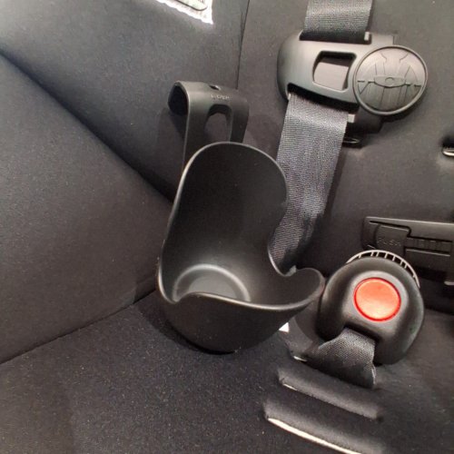 COSCO KIDS SCENERA 5-POINT HARNESS INFANT CAR SEAT WITH CUP HOLDER ATTACHMENT - 40LBS MAX - BLACK (MODEL: ‎22183CKOT) image 4
