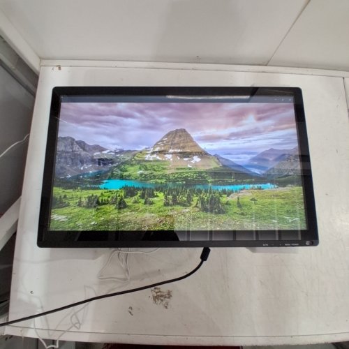 FULL HD LED COMPUTER MONITOR WITH PREMIUM ALUMINUM ALLOY SWIVEL STAND - 24" - 1080P - 60HZ - BLACK (MODEL: HD-238) image 2