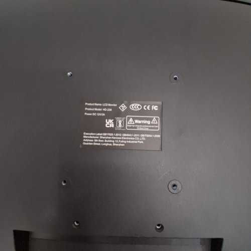 FULL HD LED COMPUTER MONITOR WITH PREMIUM ALUMINUM ALLOY SWIVEL STAND - 24" - 1080P - 60HZ - BLACK (MODEL: HD-238) image 6