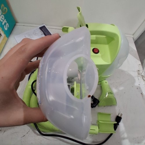 BISSELL LITTLE GREEN MINI CORDED PORTABLE CARPET AND UPHOLSTERY DEEP CLEANER WITH SELF-CLEANING TOUGH STAIN TOOL, HYDRORINSE TOOL (MODEL:4075B) image 4