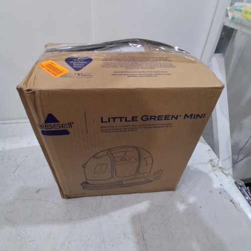 BISSELL LITTLE GREEN MINI CORDED PORTABLE CARPET AND UPHOLSTERY DEEP CLEANER WITH SELF-CLEANING TOUGH STAIN TOOL, HYDRORINSE TOOL (MODEL:4075B) image 6