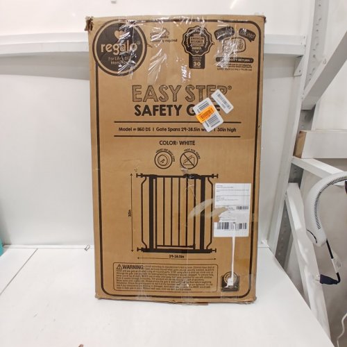 REGALO EASY STEP SAFETY GATE - 29"- 38.5" - WHITE (MODEL : 1160-DS) image 4