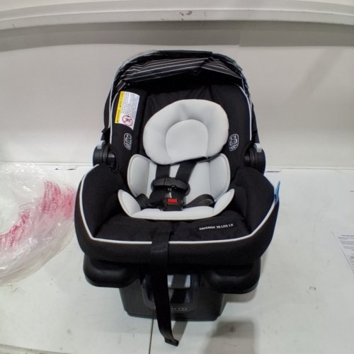 GRACO SNUGRIDE 35 LITE LX INFANT CAR SEAT - MAX WEIGHT 34LBS - BLACK/GREY (MODEL: 2119658) image 3