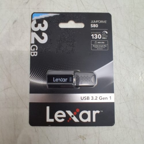 LEXAR JUMPDRIVE USB 3.2 GENERATION 1 FLASH DRIVE - 32GB - UP TO 130 MB/S - BLACK (MODEL: S80) image 2