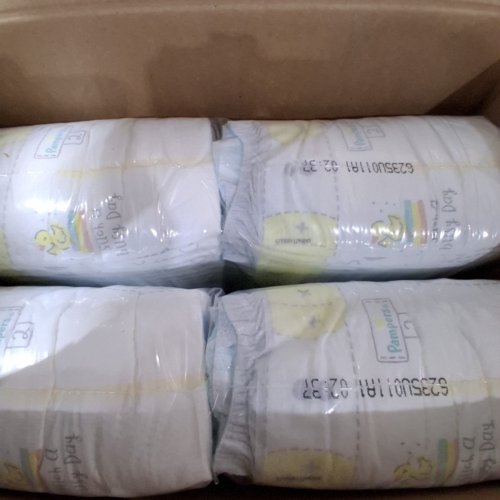 144PK PAMPERS SWADDLERS DISPOSABLE BABY DIAPERS - SIZE 2 (10-22LBS) image 2