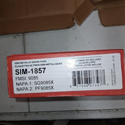 TRANSIT AUTO REAR DISC BRAKE ROTORS/SEMI-METALLIC PADS KIT FOR SELECT MODELS - (MODEL: 8-581999) image 8