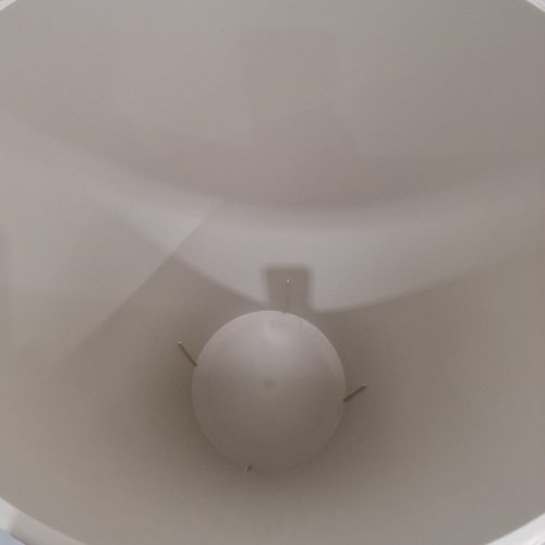 UMBRA VENTO OPEN TOP TRASH CAN - 30" - 16.5 GAL/62L - SAND/NICKEL (MODEL: 1013048-1313-REM) image 4